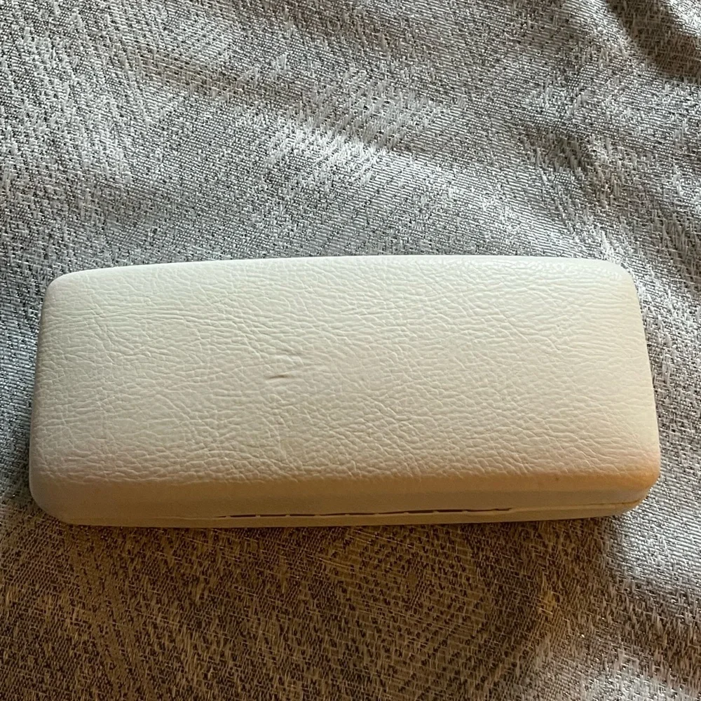 Versace White Glasses Case